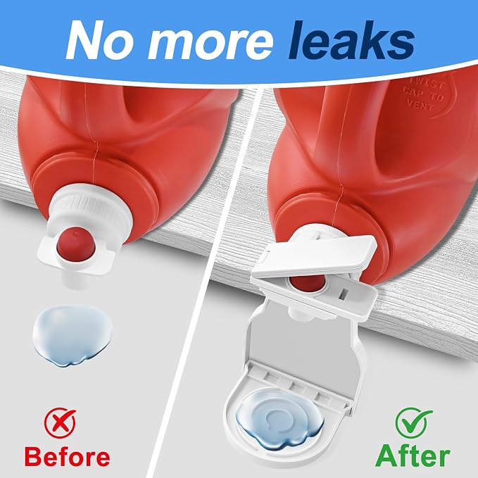 2 Pack Laundry Detergent Dispenser Cup Holder & Nozzle Force-Saving Switch - Image 3