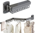 Clothes Drying Rack Wall Mounted, Expandable Drying Rack Clothing, Laundry by Greraes