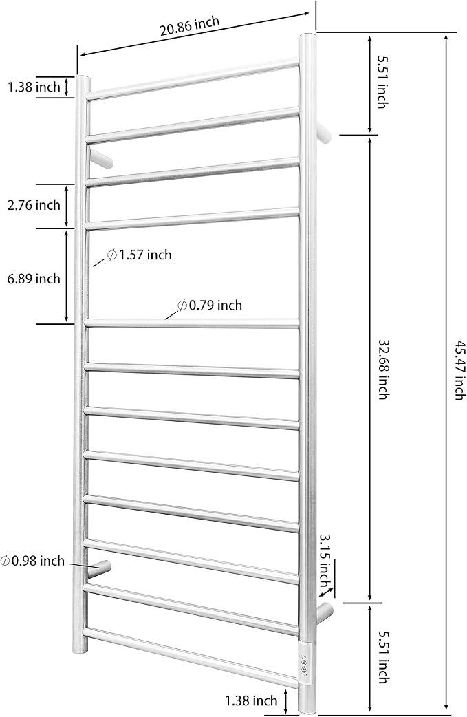KEG Towel Warmer Wall Mounted - Image 3