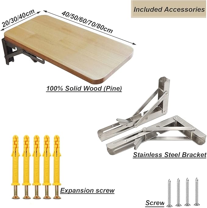 Wall-Mounted Folding Table - Image 3