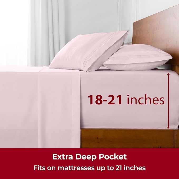 Mellanni Extra Deep King Sheets - Image 6