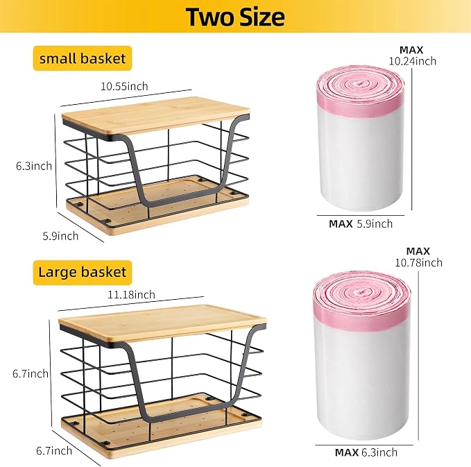ALOCEO 2 Pack Large Garbage Bag Dispenser - Image 8