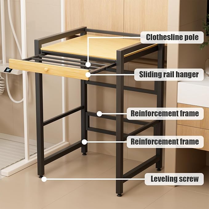 Over The Storage Shelf, Washing Machine Storage Utility Rack - Image 9