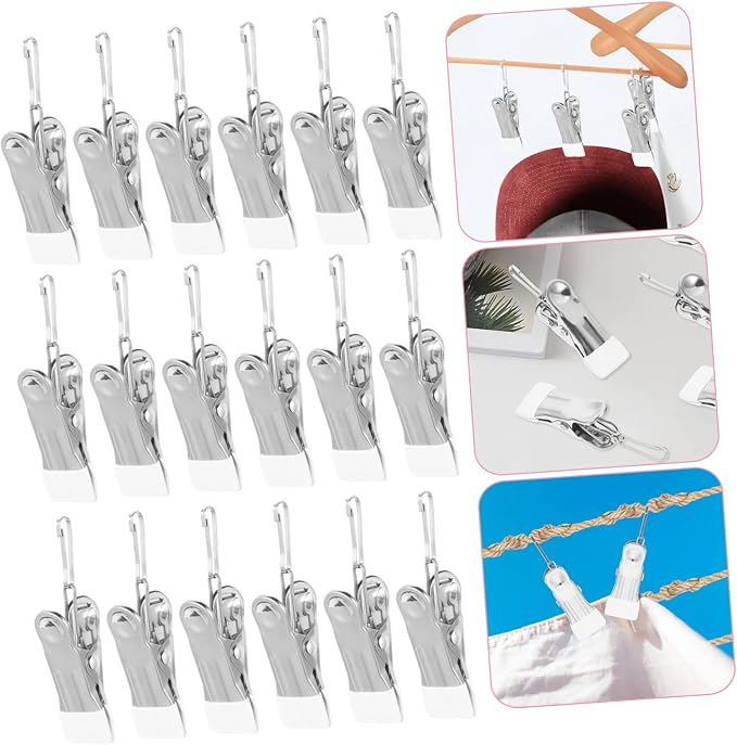VALICLUD 20pcs Clothes Pin Clips - Image 4