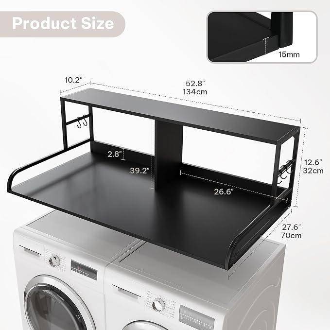 DWVO 2-Tier Washer Dryer Countertop - Image 2