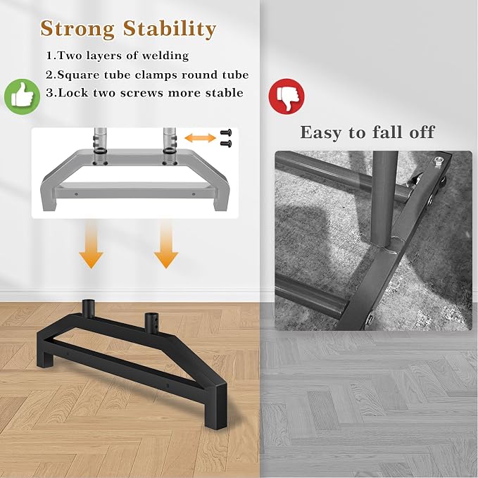 Heavy Duty Clothes Rack Rolling Clothes Rack 3 Rods Clothing Rack 450lbs - Image 5