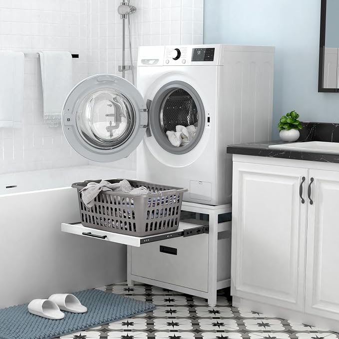 GDLF Washer Dryer Pedestal, 24.1" Laundry Pedestal - Image 4