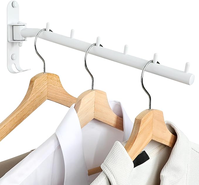 Alise Wall Mounted Drying Rack, Swivel Clothes Drying Rack Stainless Steel by Alise
