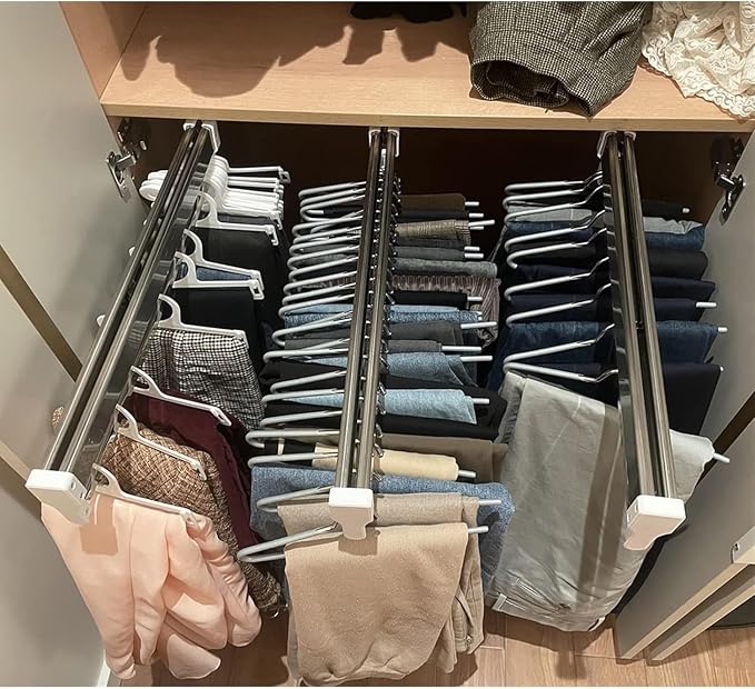 Dsiney Extendable Closet Rod Clothes Drying Rack - Image 5