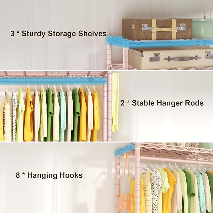 FUTASSI P3 Rolling Clothes Rack, Clothing Racks - Image 8