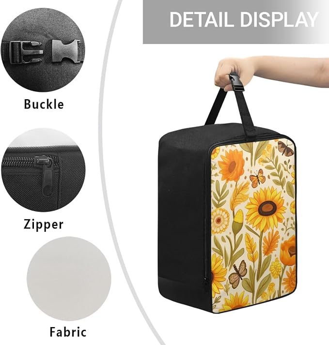 Sunflower Lightweight Irons Carrying Case Portable Handheld Steamer Storage Bag - Image 5