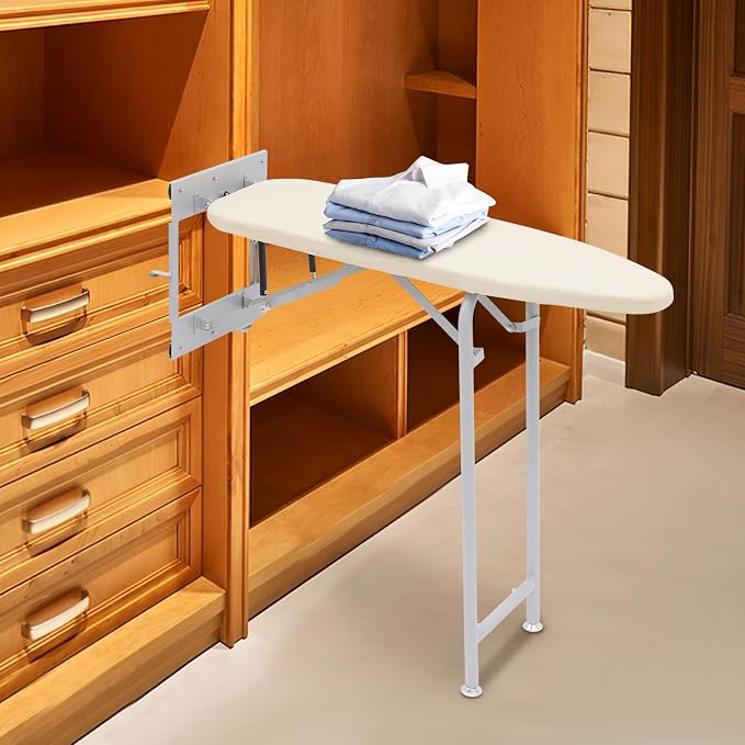 Pull-Out Ironing Board, Hideaway Ironing Board Foldable Ironing Storage Station - Image 4