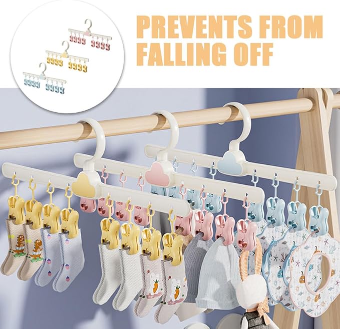 3pcs Windproof Hanging Drying Rack - Image 7