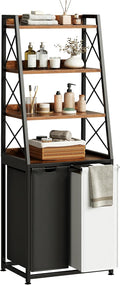 Laundry Basket, 2 Section Laundry Hamper by Herture