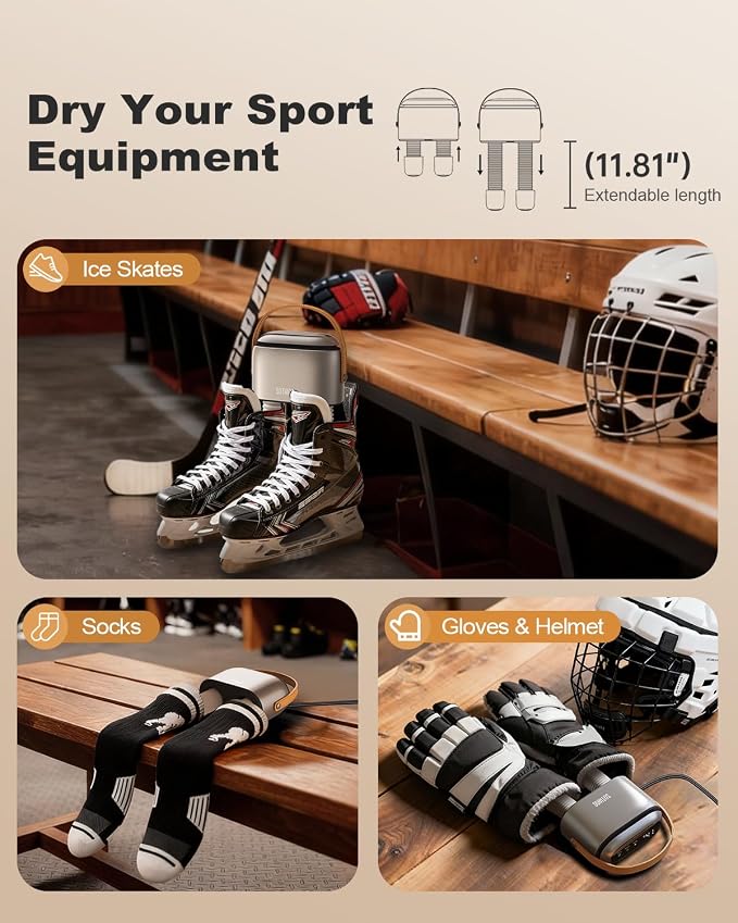SOTHING Boot Dryer, Portable Shoe Dryer - Image 6