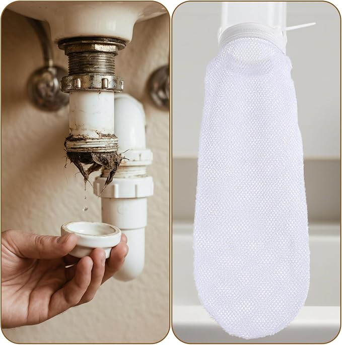 32Pcs Sturdy Lint Traps for Washing Machine Hose, Includes 8 Nylon Washer Hose - Image 2