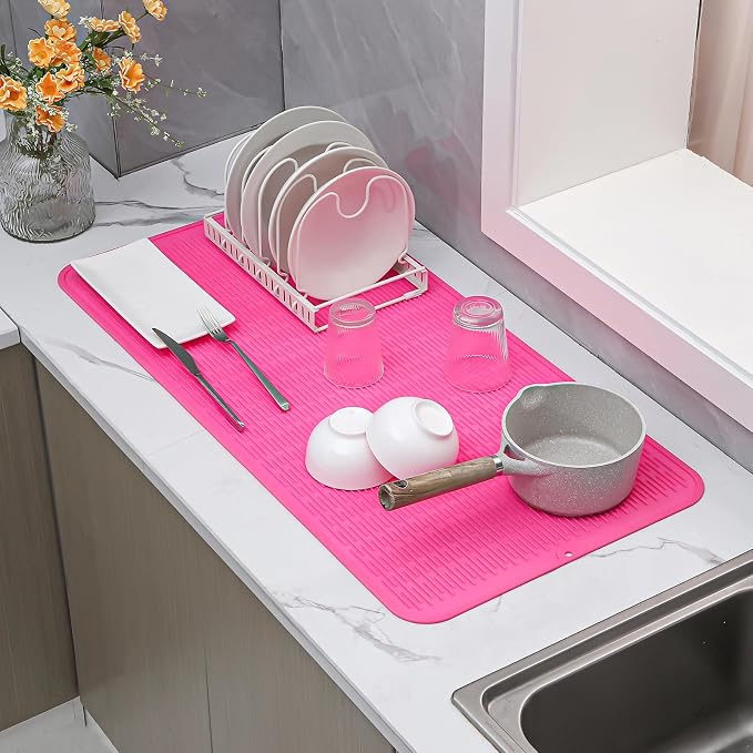 Silicone Dish Drying Mat for Multiple Usage, Easy clean, Eco-friendly, - Image 7