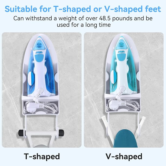Ironing Board Hanger Wall Mount, Electric Iron and Iron Board Holder - Image 6