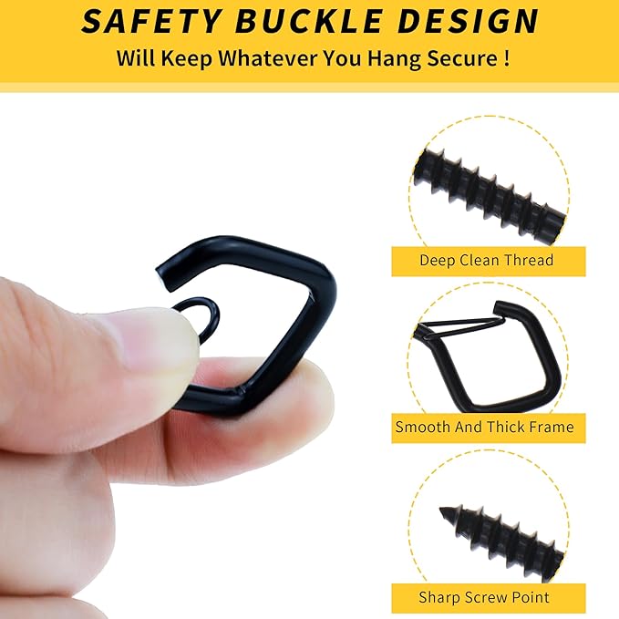 30 PCS Cup Screw-in Hanger Hooks - Image 2