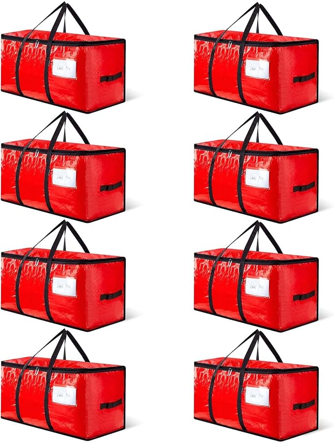 CONGREGATE 8-Pack Heavy Duty Red Moving Bags by CONGREGATE
