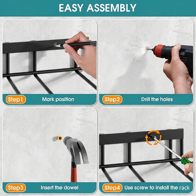Wall Mount Boot Rack Metal Wader Hangers - Image 7