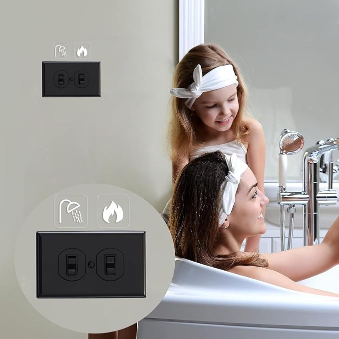 578PCS Light Switch Decals Transparent Light Switch Labels Stickers Waterproof - Image 5