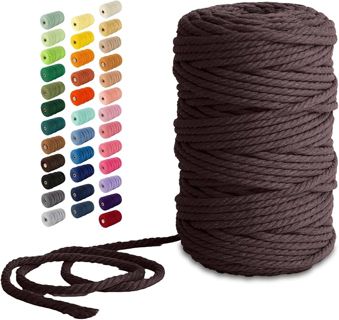 Nook Theory Macrame Cord - 5mm 109 Yards Cotton Rope by NookTheory