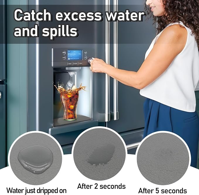 LOPNUR Refrigerator Drip Tray Catcher 2 Pack - Image 2