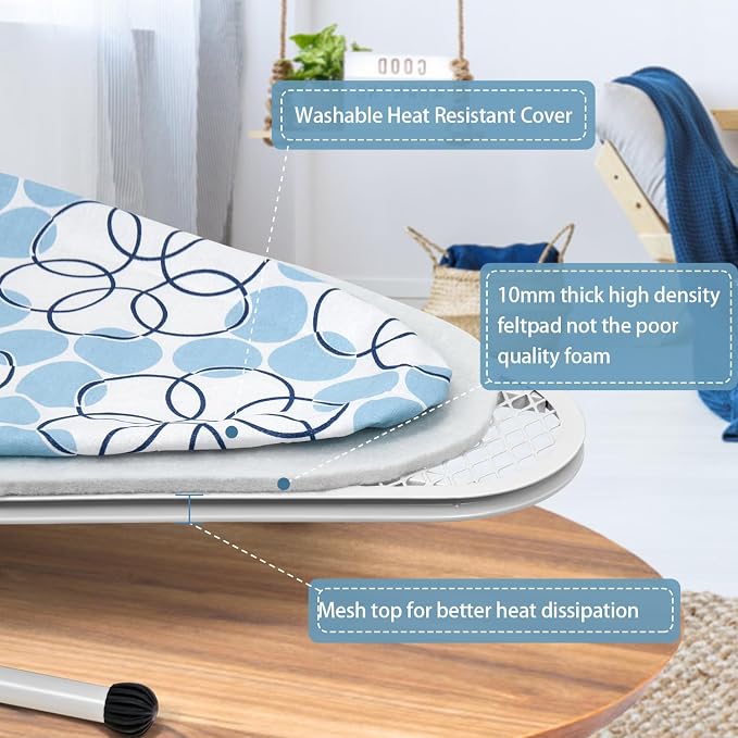 Duwee 12"×32" Table Top Ironing Board - Image 2