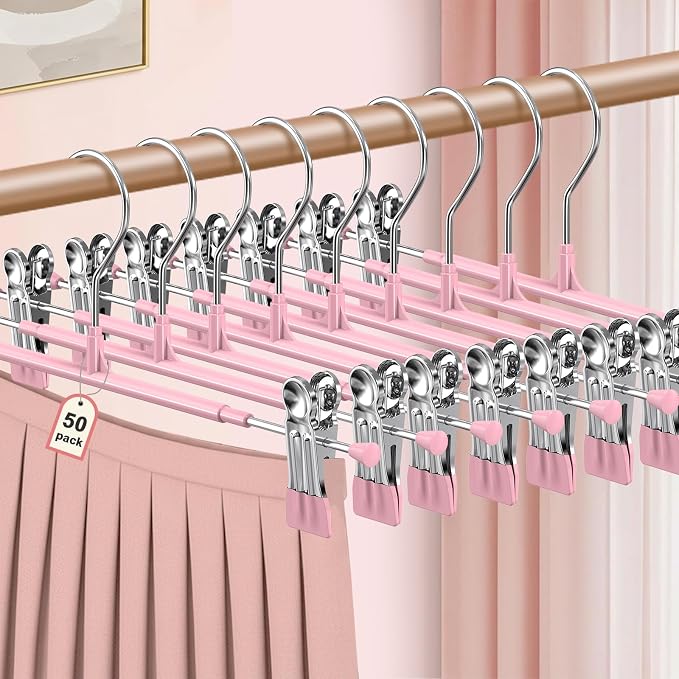 POZEAN Pants Hangers with Clips by POZEAN