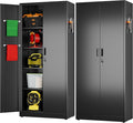Metal Broom Closet Storage Cabinets by winbingon