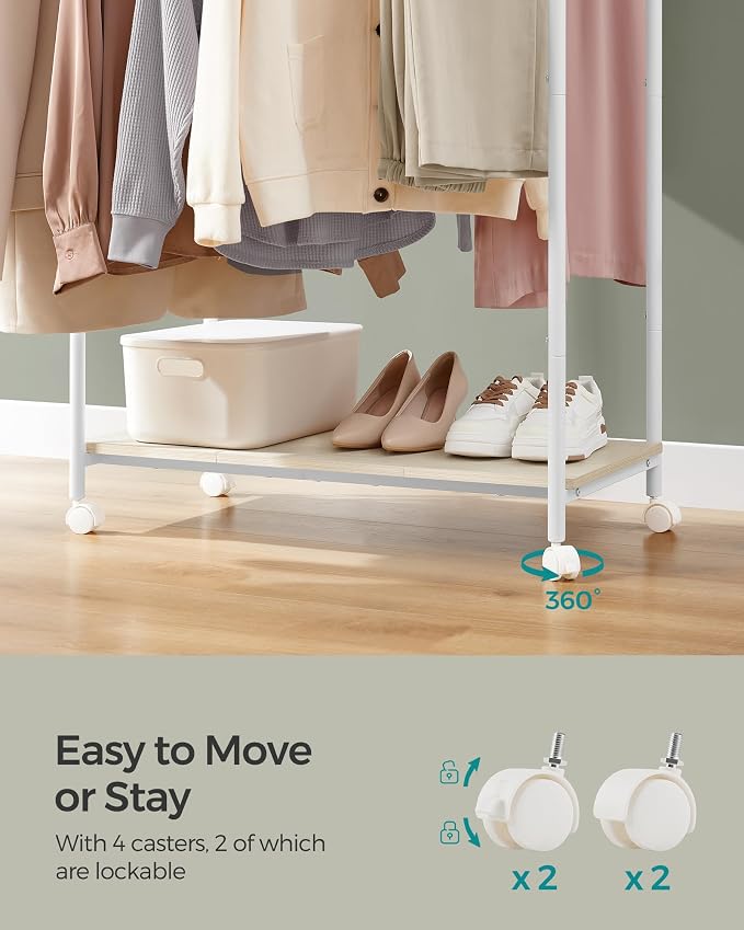 SONGMICS Double-Rod Clothes Rack - Image 8