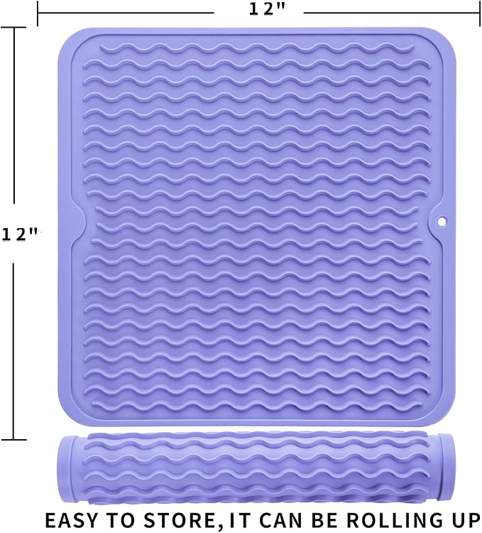Silicone Dish Drying Mat for Multiple Usage, Easy clean, Eco-friendly, - Image 2