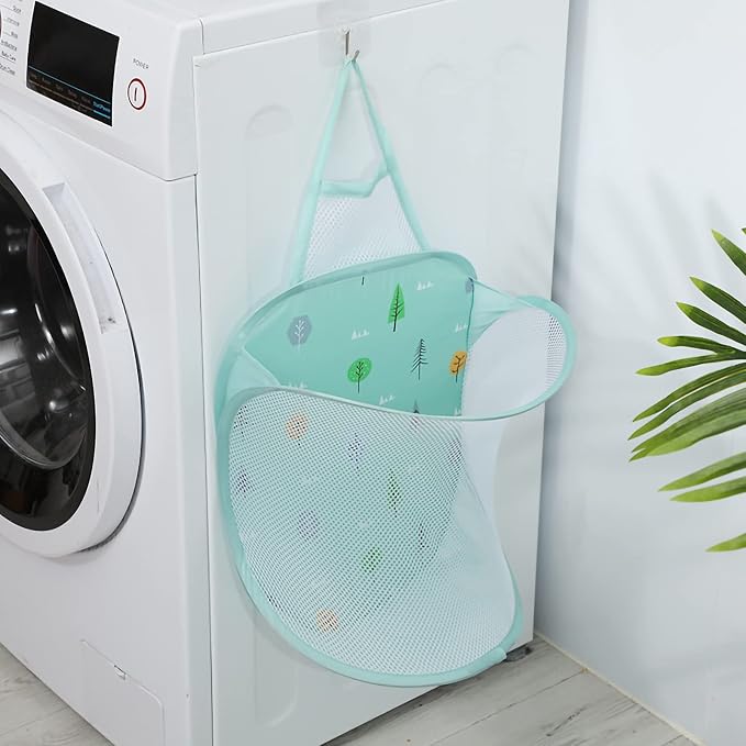 Collapsible Mesh Laundry Hamper–Pop Up Laundry Hamper - Image 4