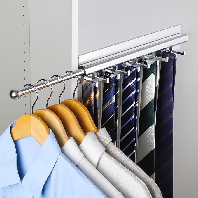 Valet Rod for Closet Pull Out 16.5IN by BaiNong