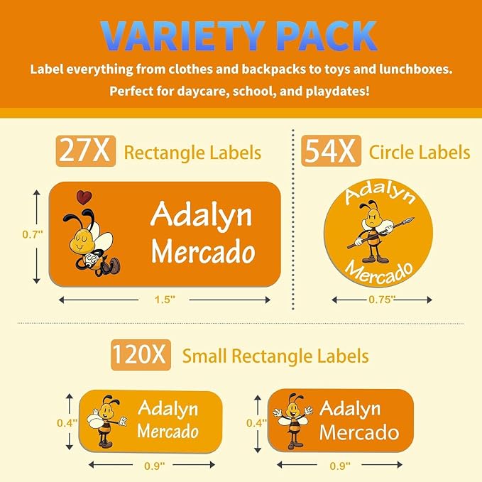 Custom Personalized Name Labels - Image 2