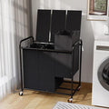 3-Compartment Laundry Cart by YKDIRECT