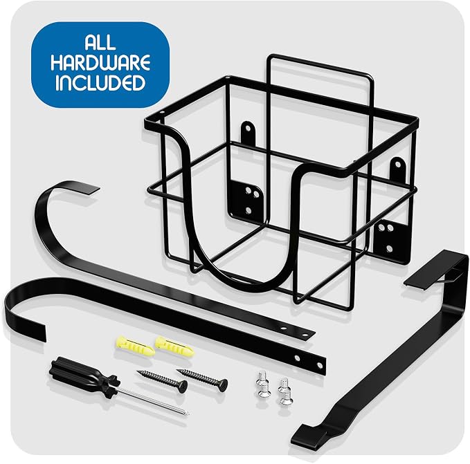 Hearth & Harbor Ironing Board Holder Wall Mount & Over The Door Hanger - Image 6
