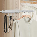 12 inch valet rod, extendable and pull-out wardrobe pole by QHLhomestead