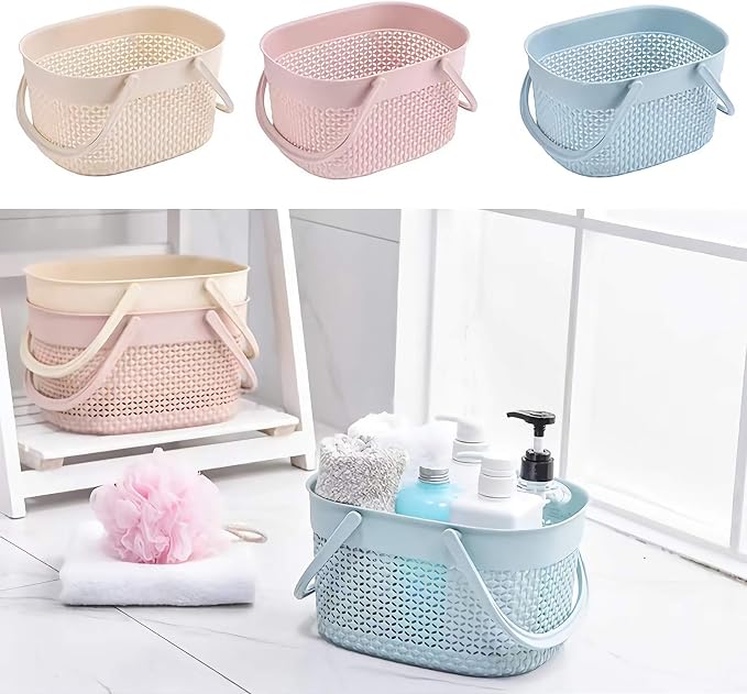 rejomiik Portable Shower Caddy Basket, Plastic Organizer Storage Tote - Image 8