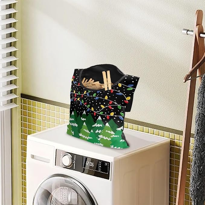 Christmas Tree Lights Clip Storage Bag Multi Purpose Clothespin Storage - Image 2