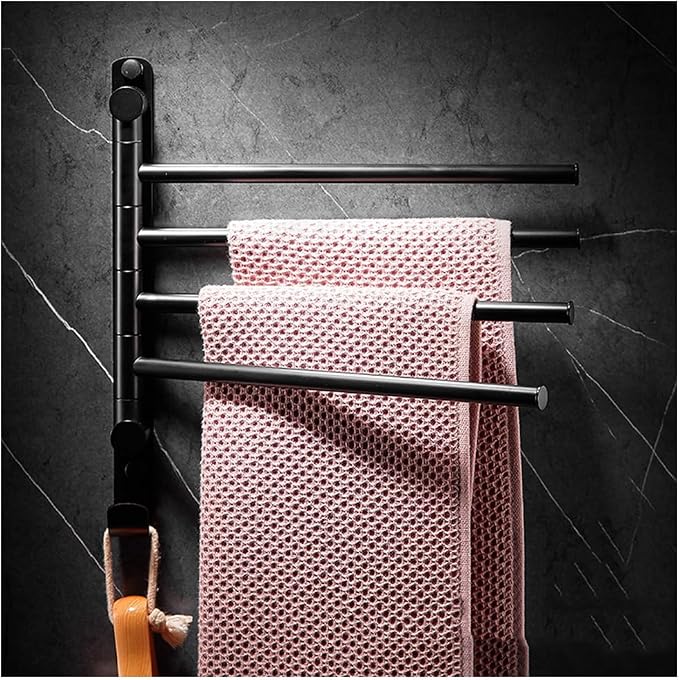 Brass Swing Out Towel Bar, Towel Rack by Unknown