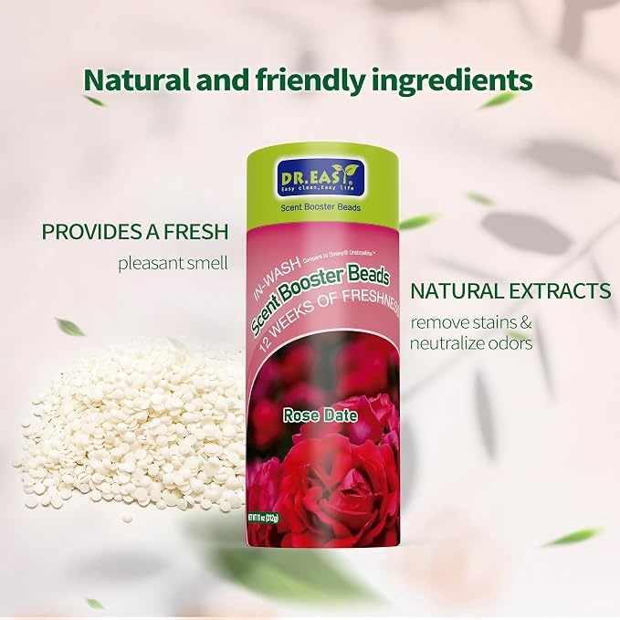 DR.EASY Laundry Scent Boosters 312g, Rose Date Scent Boosters - Image 7