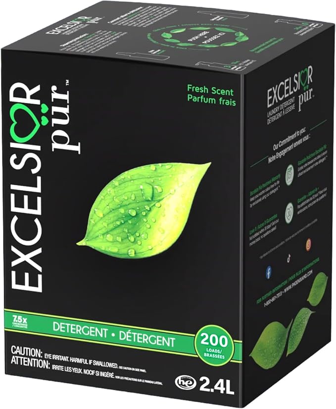 Excelsior Pür 7.5x Ultra Concentrated Liquid Laundry Detergent, 2.4 L / 200 - Image 6