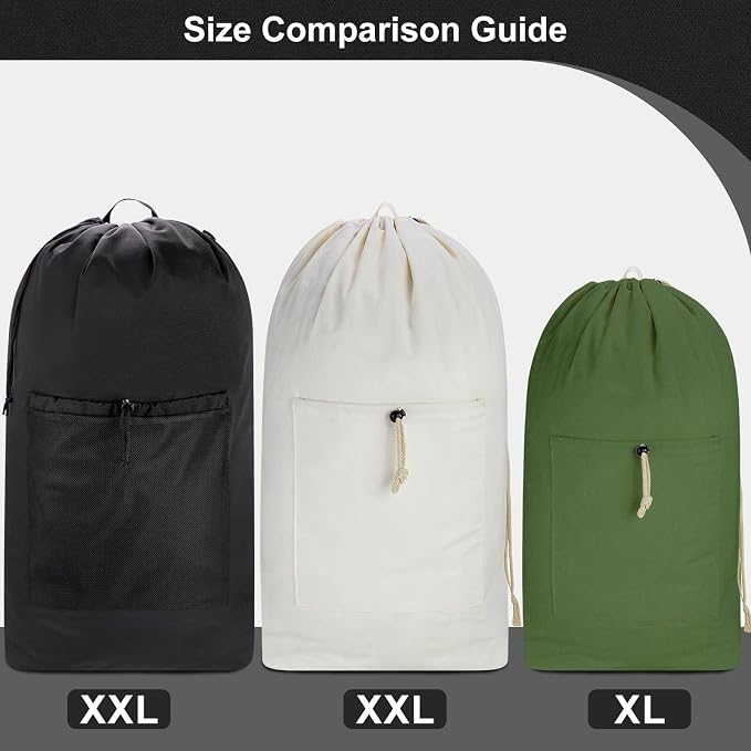 Laundry Bag Backpack, Laundry Bag - Image 6