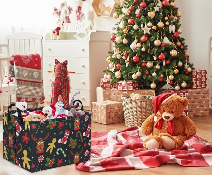 Rectangular Christmas Basket Tree Gift Baskets - Image 4