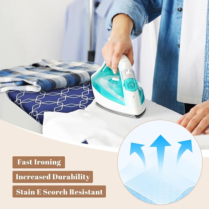 Classic Ironing Board, Compact and Space Saver, Size 43 x 13 Ironing Board - Image 6