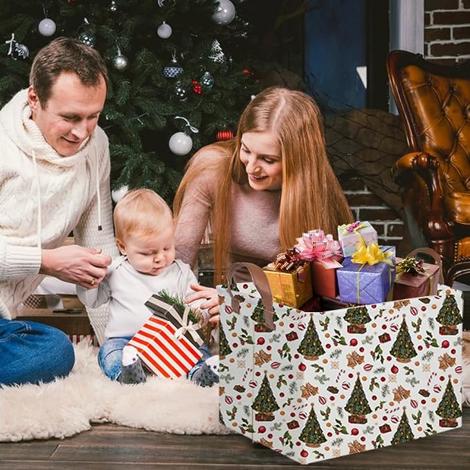 Rectangular Christmas tree Basket, Nursery Hamper, Waterproof and foldable Tree - Image 3