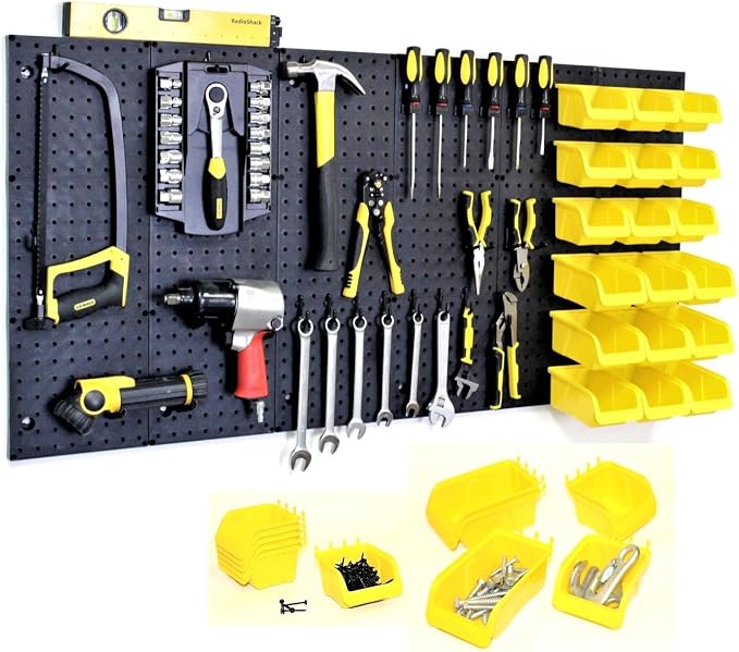 WallPeg 24" x 48" Pegboard Wall Organizer by Wallpeg%E2%80%93PegboardAccessories
