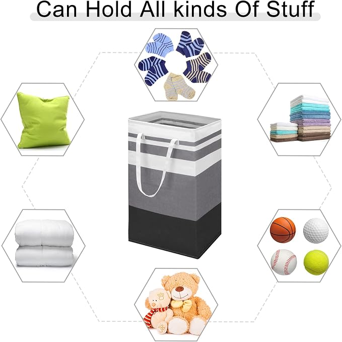 Foaincore 6 Pieces 75 L Laundry Hamper Basket Organizer Large Laundry Bag Bulk - Image 5